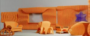 Parametric design of furniture and interior items